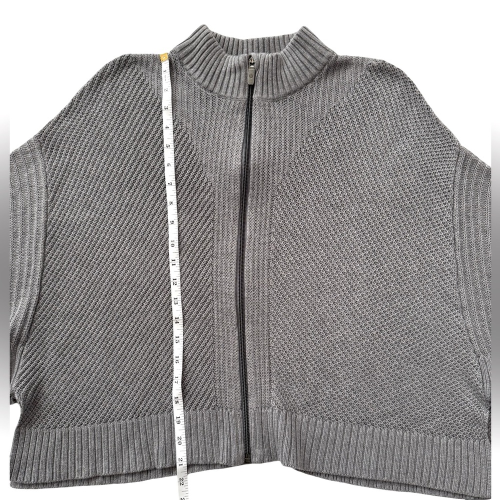 Lululemon Softer Still Wrap Cashmere Blend *Heathered Asphalt Gray *Size Large - Picture 10 of 13